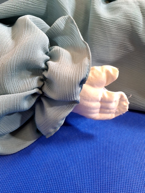 Blå-grøn Harlekin dukke